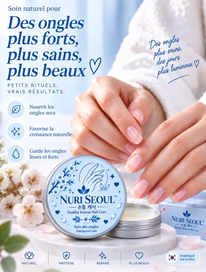 NURI SEOUL — soin coréen pour des ongles plus forts, plus sains, plus beaux